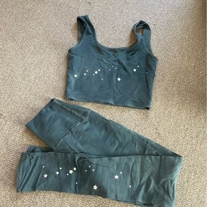 Soft eco made leggings and matching top.